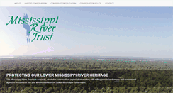 Desktop Screenshot of mississippirivertrust.org